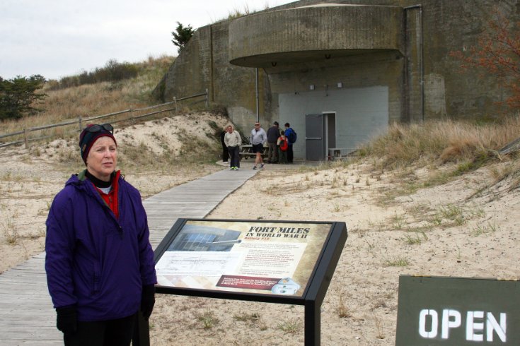 The entrance to Battery 519 at Fort Miles in Cape Henlopen State Park